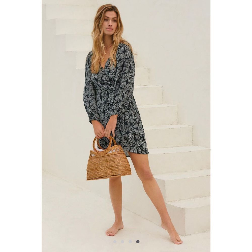 NWT‎ Anthropologie Printed Coverup Wrap Dress Size